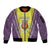 Personalized Coimbra Portugal Sleeve Zip Bomber Jacket Sporty Style - Wonder Print Shop
