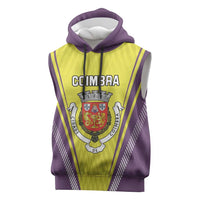 Personalized Coimbra Portugal Sleeveless Hoodie Sporty Style - Wonder Print Shop