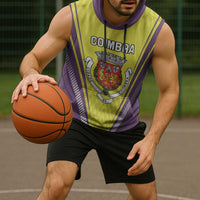 Personalized Coimbra Portugal Sleeveless Hoodie Sporty Style - Wonder Print Shop