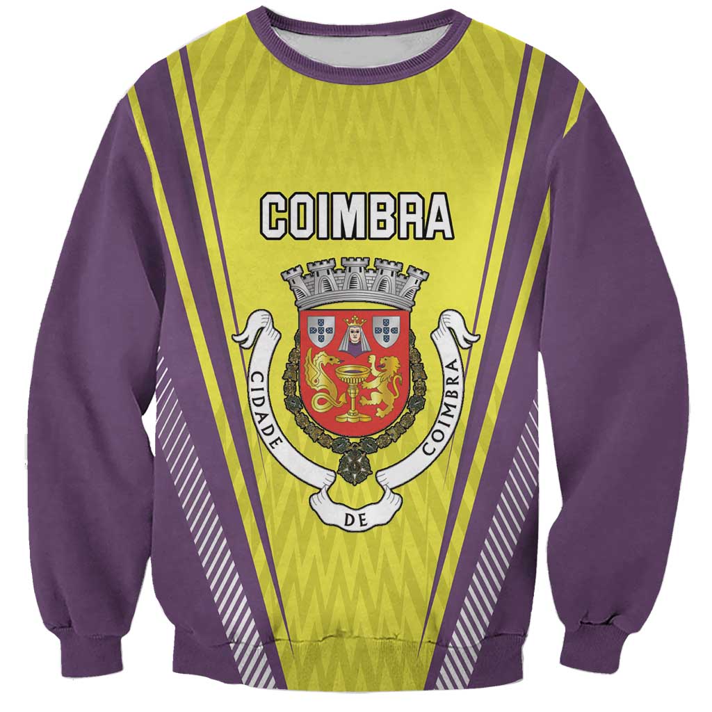 Personalized Coimbra Portugal Sweatshirt Sporty Style - Wonder Print Shop