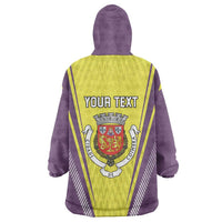 Personalized Coimbra Portugal Wearable Blanket Hoodie Sporty Style - Wonder Print Shop