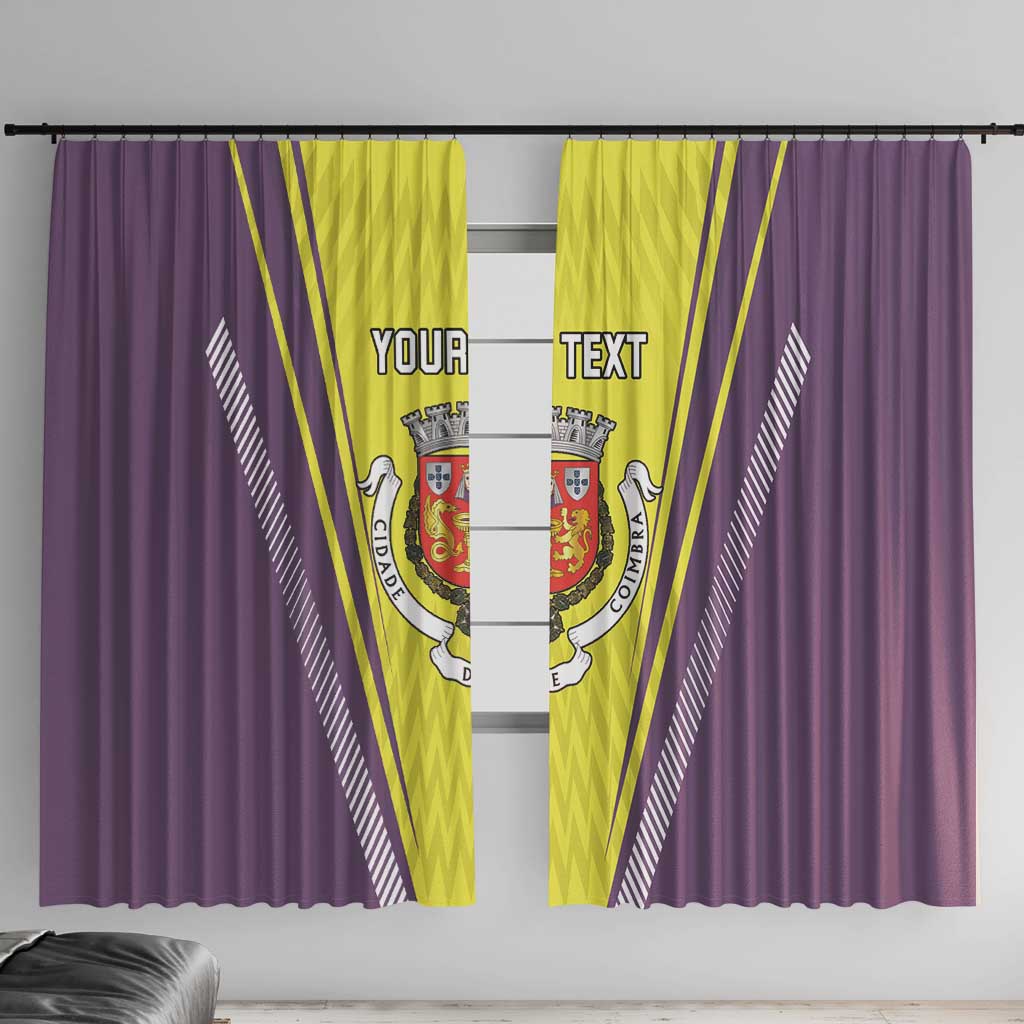 Personalized Coimbra Portugal Window Curtain Sporty Style - Wonder Print Shop