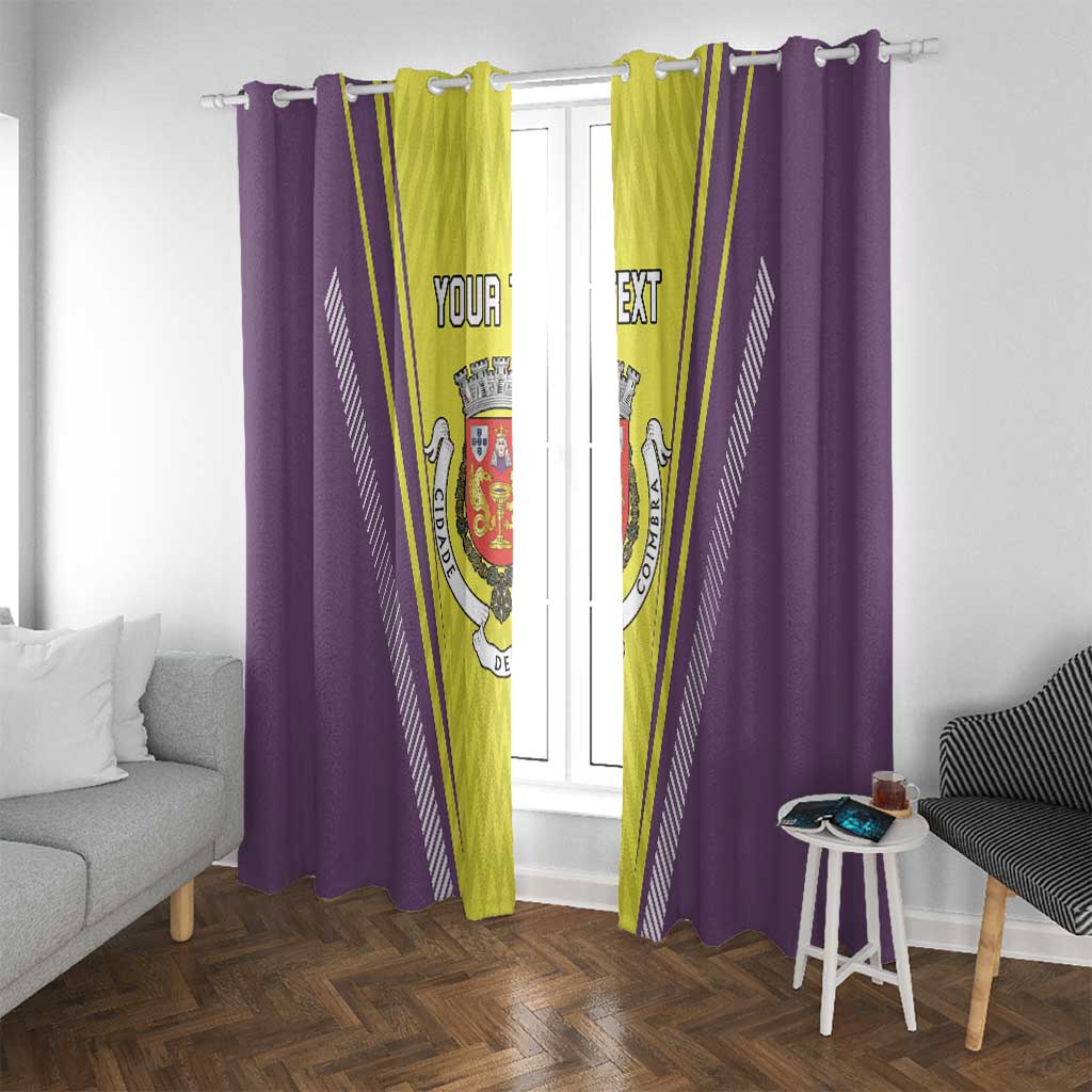 Personalized Coimbra Portugal Window Curtain Sporty Style - Wonder Print Shop