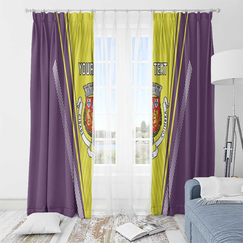 Personalized Coimbra Portugal Window Curtain Sporty Style - Wonder Print Shop