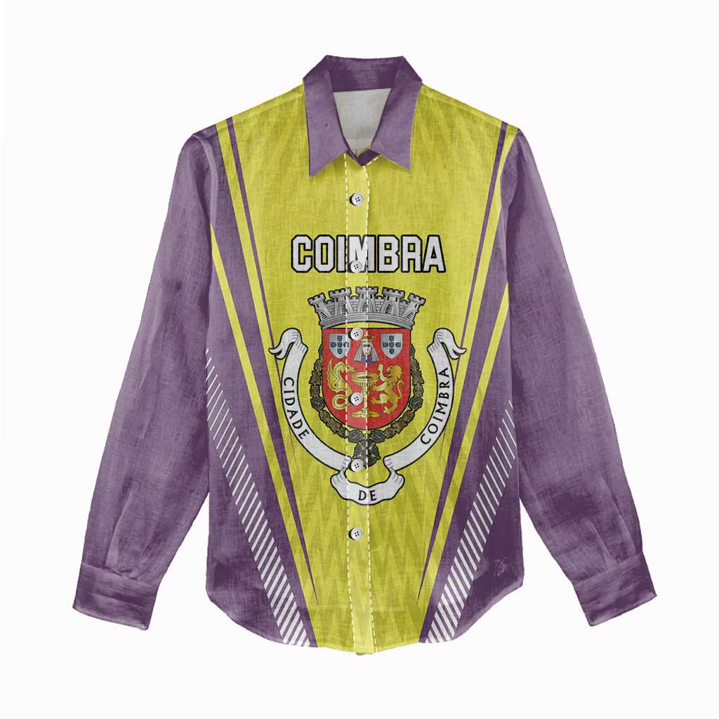 Personalized Coimbra Portugal Women Casual Shirt Sporty Style - Wonder Print Shop
