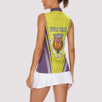 Personalized Coimbra Portugal Women Sleeveless Polo Shirt Sporty Style - Wonder Print Shop