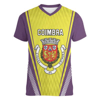 Personalized Coimbra Portugal Women V-Neck T-Shirt Sporty Style - Wonder Print Shop