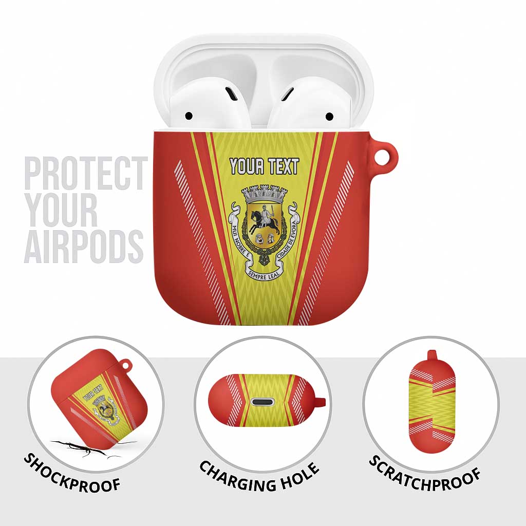 Personalized Evora Portugal AirPods Case Sporty Style - Wonder Print Shop