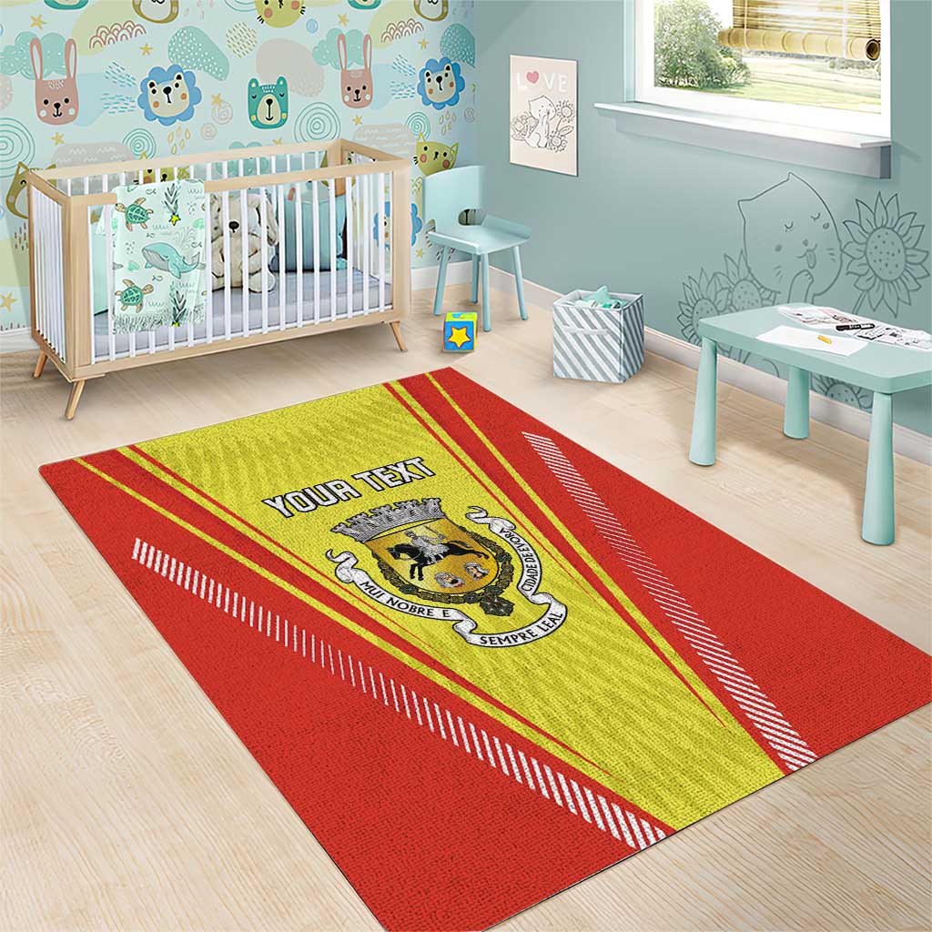 Personalized Evora Portugal Area Rug Sporty Style - Wonder Print Shop