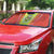 Personalized Evora Portugal Auto Sun Shade Sporty Style - Wonder Print Shop
