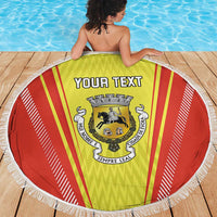 Personalized Evora Portugal Beach Blanket Sporty Style - Wonder Print Shop