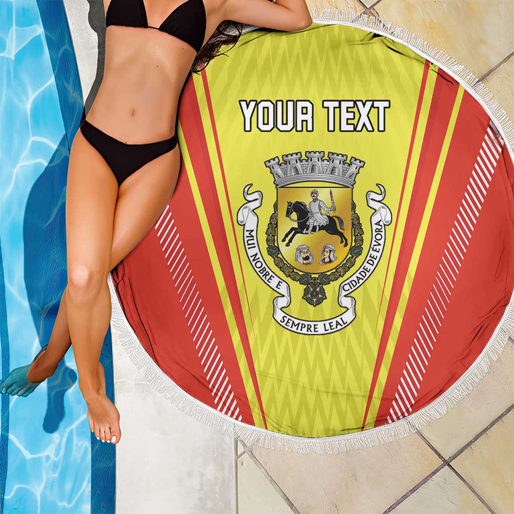 Personalized Evora Portugal Beach Blanket Sporty Style - Wonder Print Shop