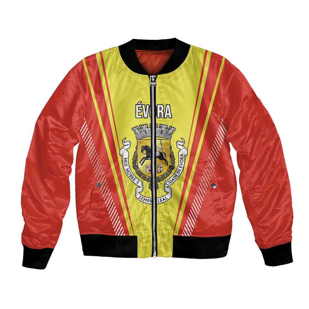 Personalized Evora Portugal Bomber Jacket Sporty Style - Wonder Print Shop