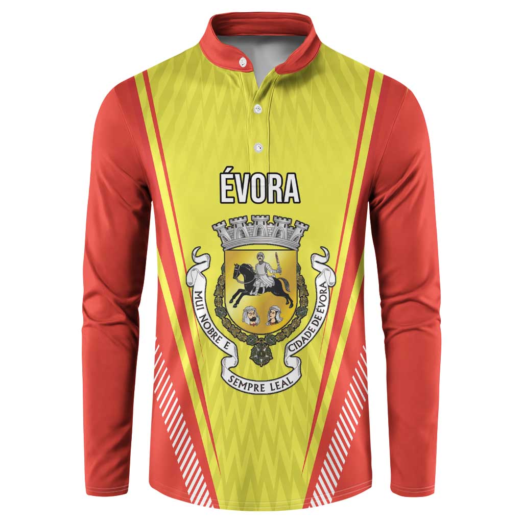 Personalized Evora Portugal Button Sweatshirt Sporty Style - Wonder Print Shop