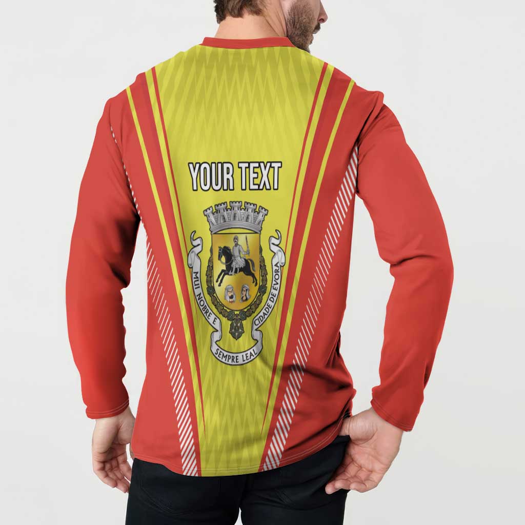 Personalized Evora Portugal Button Sweatshirt Sporty Style - Wonder Print Shop