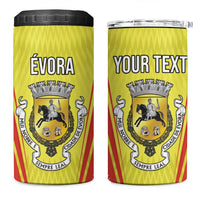 Personalized Evora Portugal 4 in 1 Can Cooler Tumbler Sporty Style - Wonder Print Shop