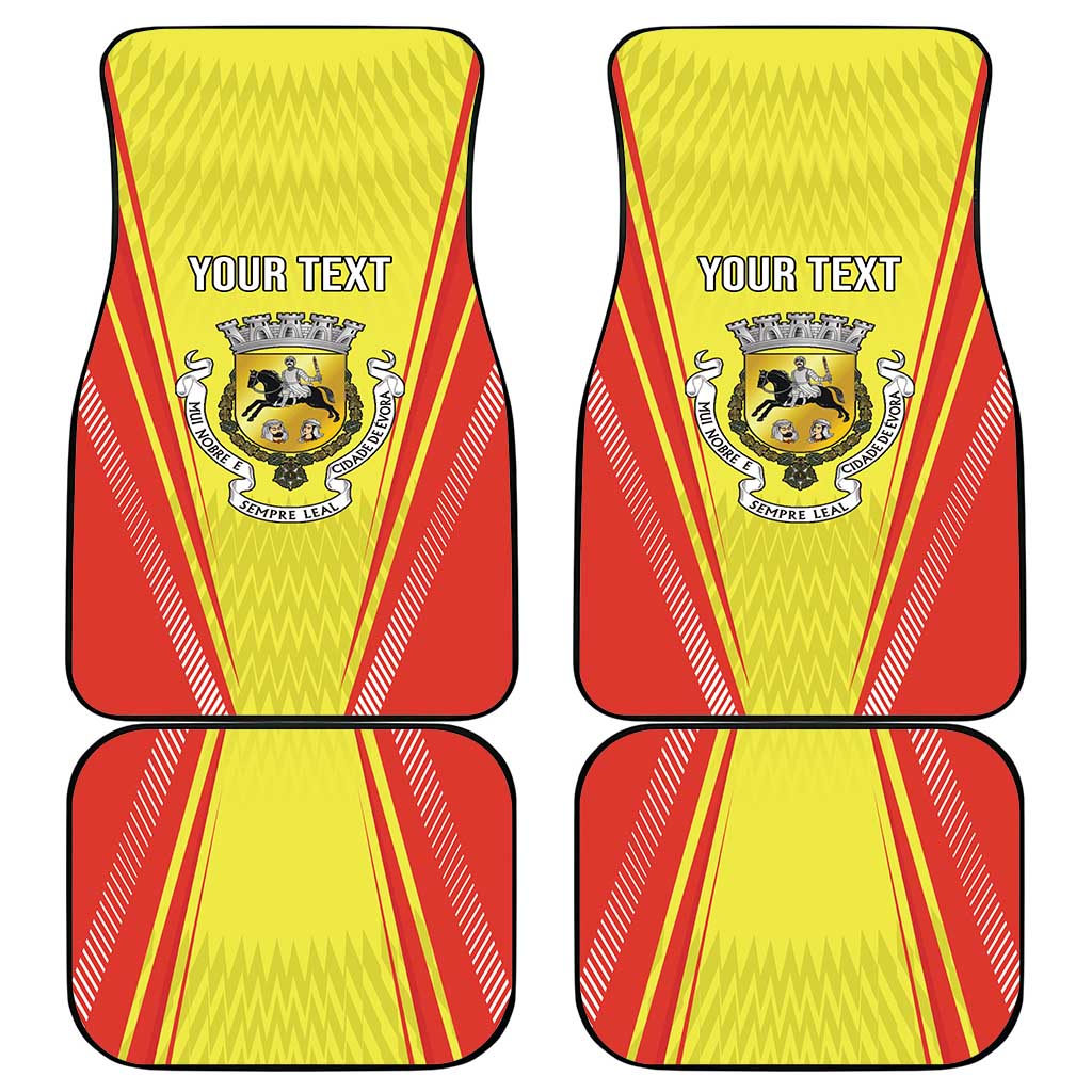 Personalized Evora Portugal Car Mats Sporty Style - Wonder Print Shop