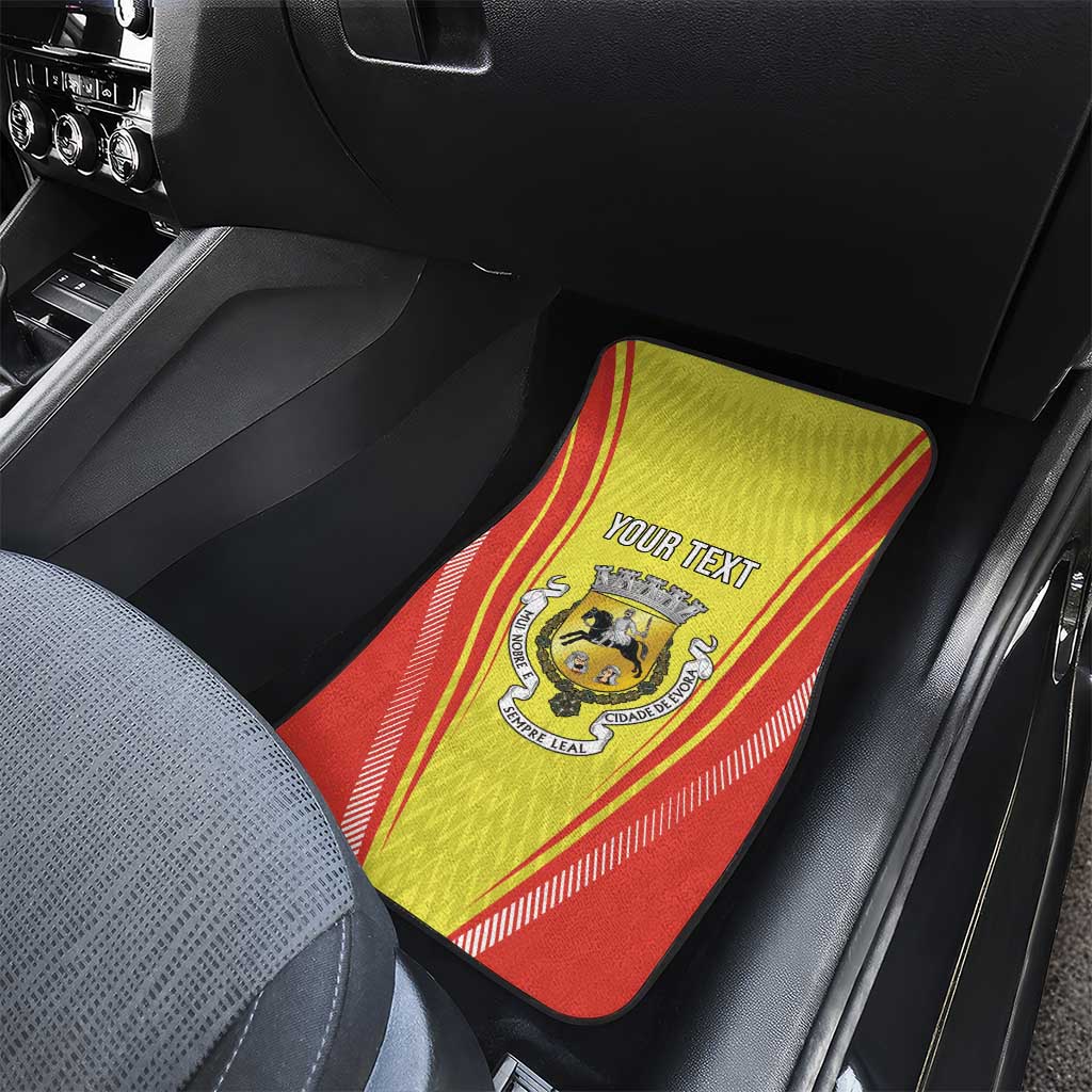 Personalized Evora Portugal Car Mats Sporty Style - Wonder Print Shop