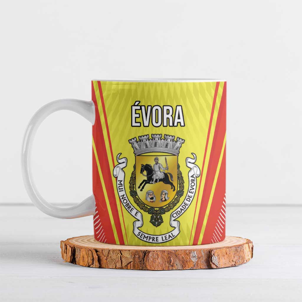 Personalized Evora Portugal Ceramic Mug Sporty Style - Wonder Print Shop