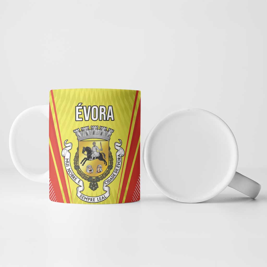 Personalized Evora Portugal Ceramic Mug Sporty Style - Wonder Print Shop