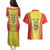 Personalized Evora Portugal Couples Matching Puletasi and Hawaiian Shirt Sporty Style - Wonder Print Shop