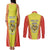 Personalized Evora Portugal Couples Matching Tank Maxi Dress and Long Sleeve Button Shirt Sporty Style - Wonder Print Shop