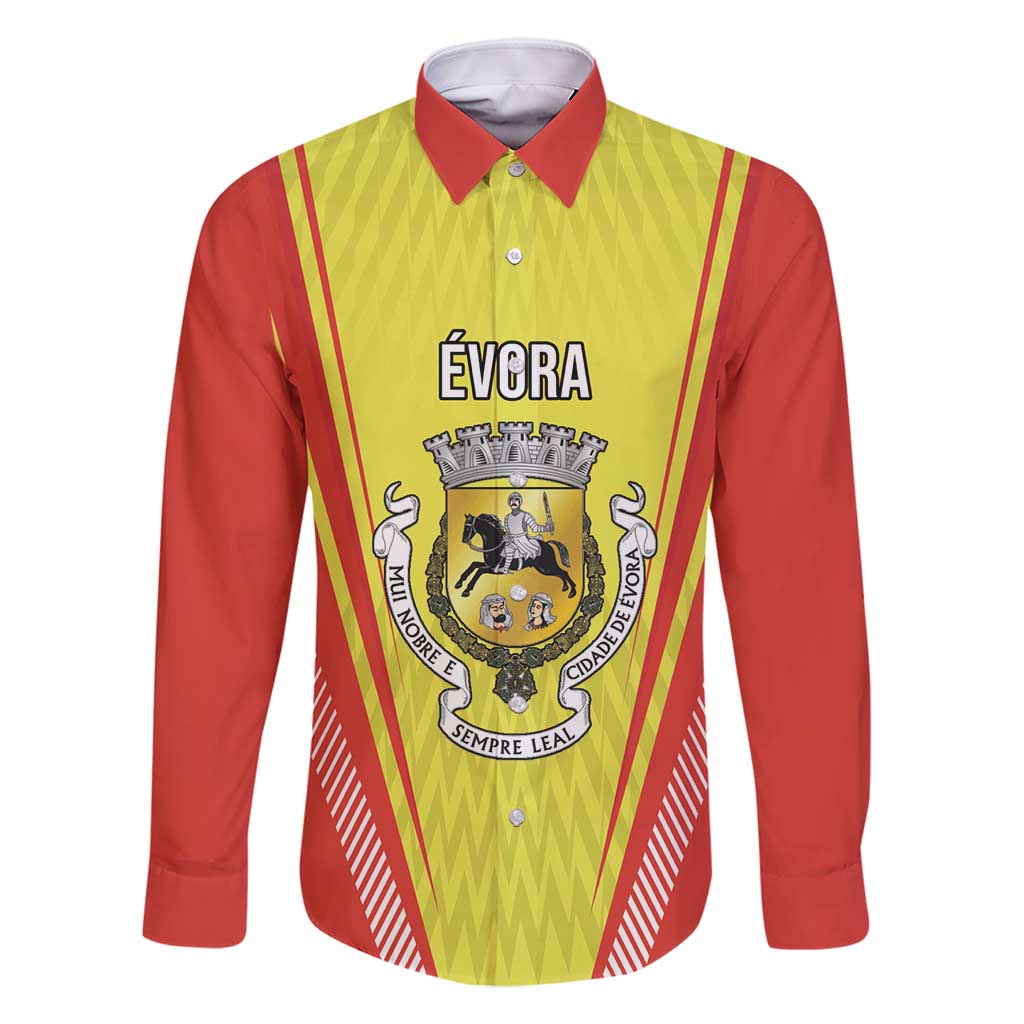 Personalized Evora Portugal Family Matching Long Sleeve Bodycon Dress and Hawaiian Shirt Sporty Style - Wonder Print Shop