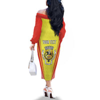 Personalized Evora Portugal Family Matching Off The Shoulder Long Sleeve Dress and Hawaiian Shirt Sporty Style - Wonder Print Shop