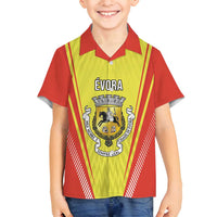 Personalized Evora Portugal Family Matching Off Shoulder Maxi Dress and Hawaiian Shirt Sporty Style - Wonder Print Shop