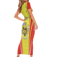 Personalized Evora Portugal Family Matching Short Sleeve Bodycon Dress and Hawaiian Shirt Sporty Style - Wonder Print Shop