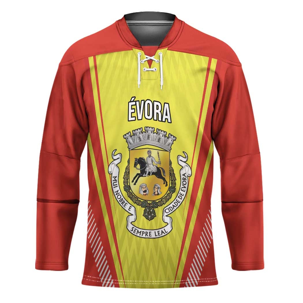 Personalized Evora Portugal Hockey Jersey Sporty Style - Wonder Print Shop