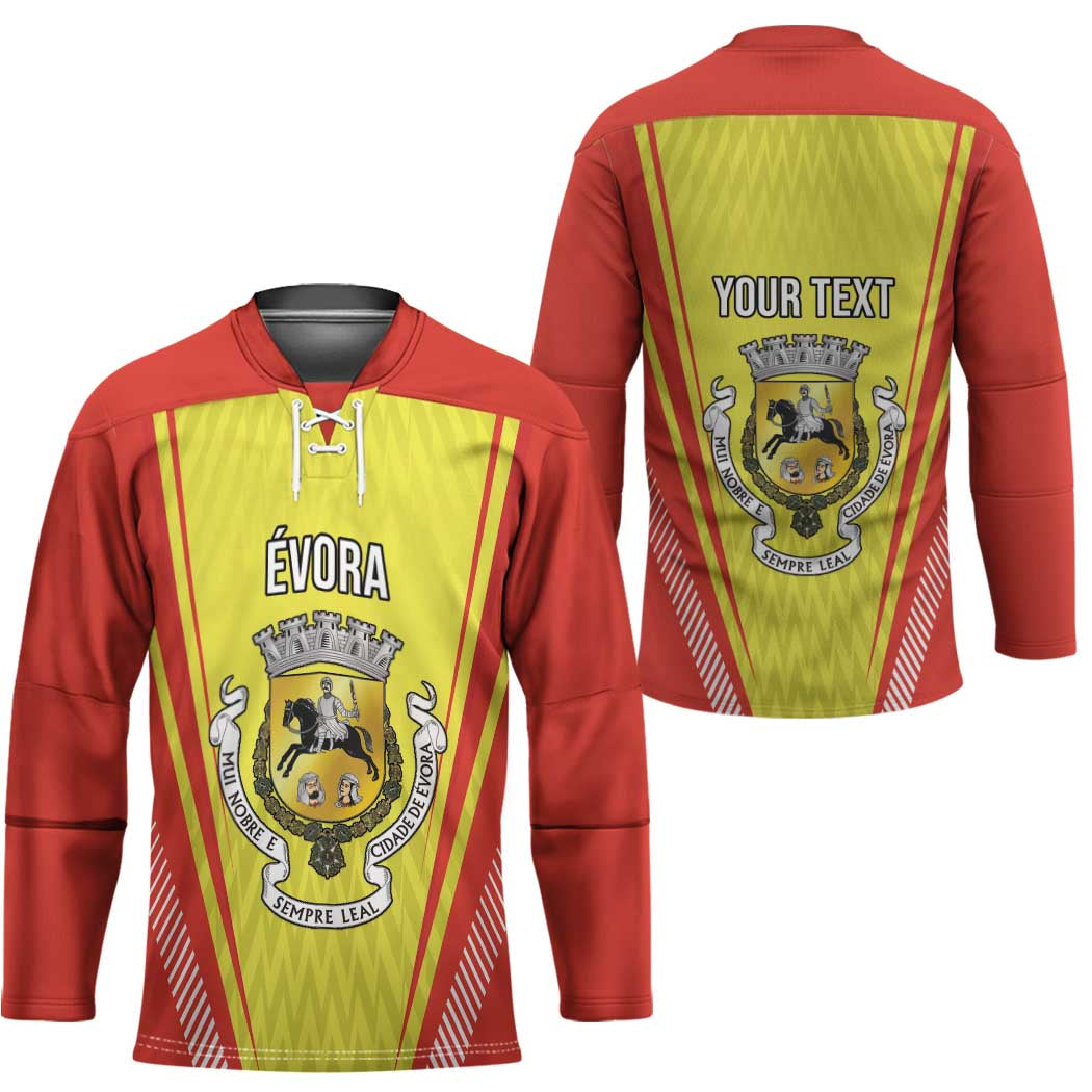 Personalized Evora Portugal Hockey Jersey Sporty Style - Wonder Print Shop