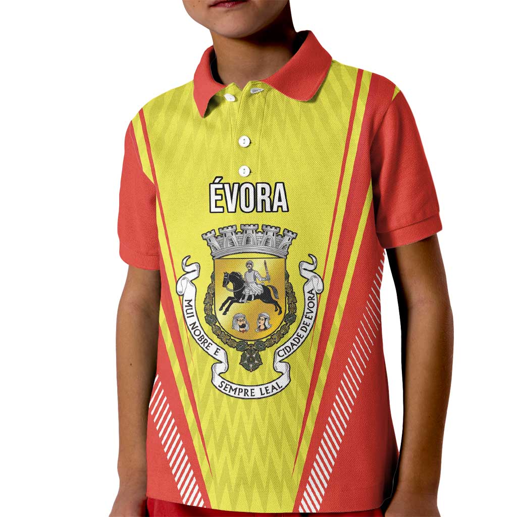 Personalized Evora Portugal Kid Polo Shirt Sporty Style - Wonder Print Shop