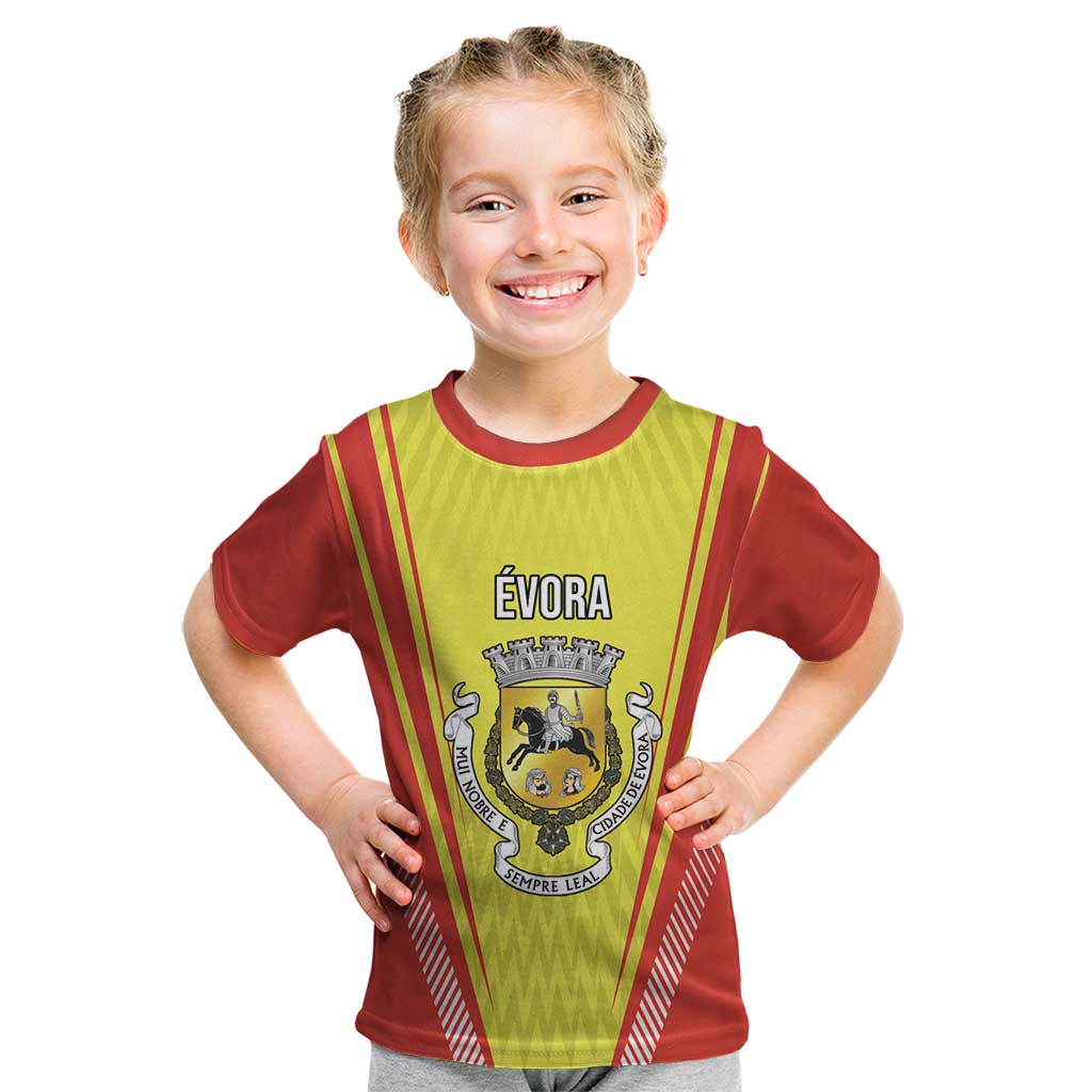 Personalized Evora Portugal Kid T Shirt Sporty Style - Wonder Print Shop