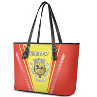 Personalized Evora Portugal Leather Tote Bag Sporty Style - Wonder Print Shop