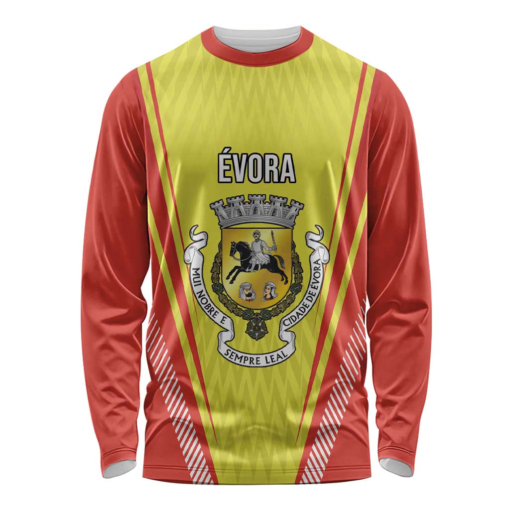 Personalized Evora Portugal Long Sleeve Shirt Sporty Style - Wonder Print Shop