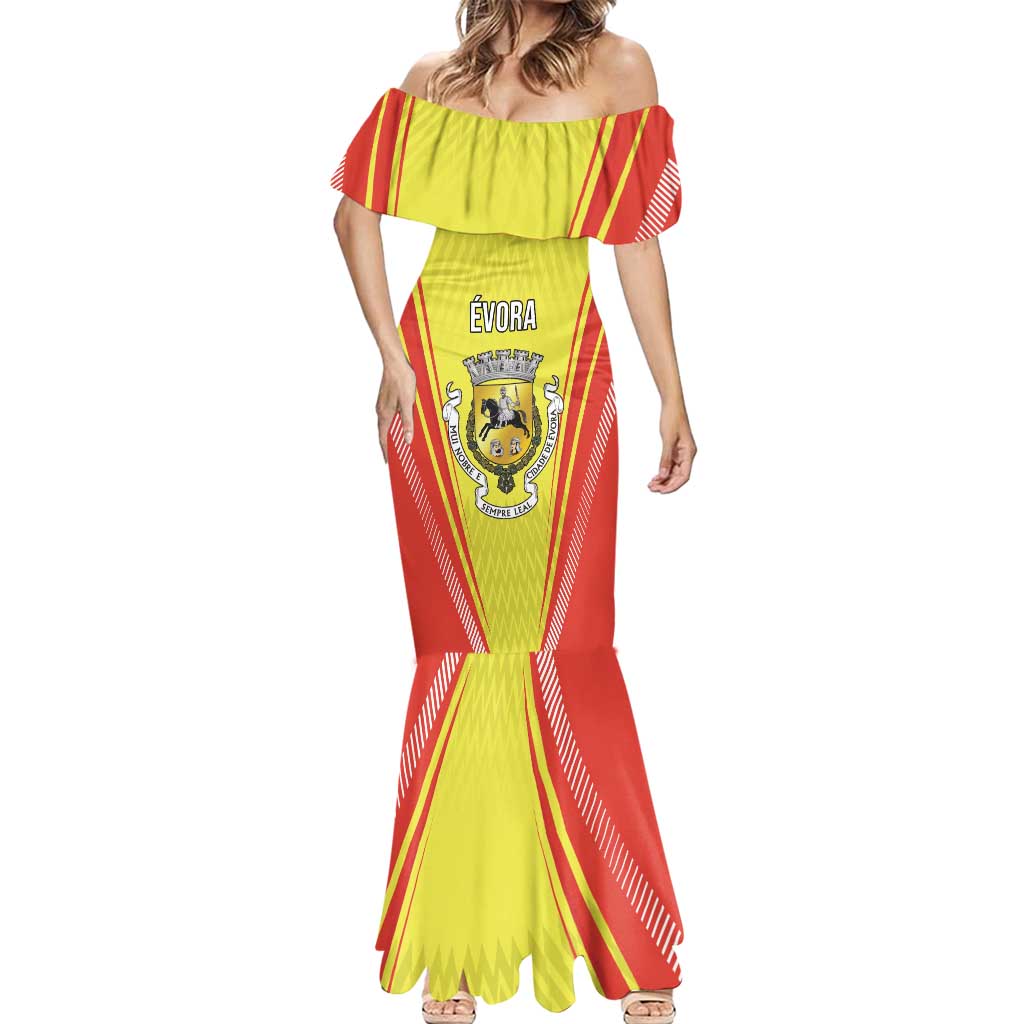 Personalized Evora Portugal Mermaid Dress Sporty Style - Wonder Print Shop