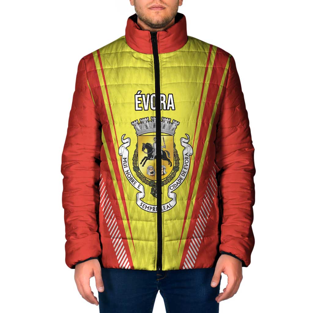 Personalized Evora Portugal Padded Jacket Sporty Style - Wonder Print Shop