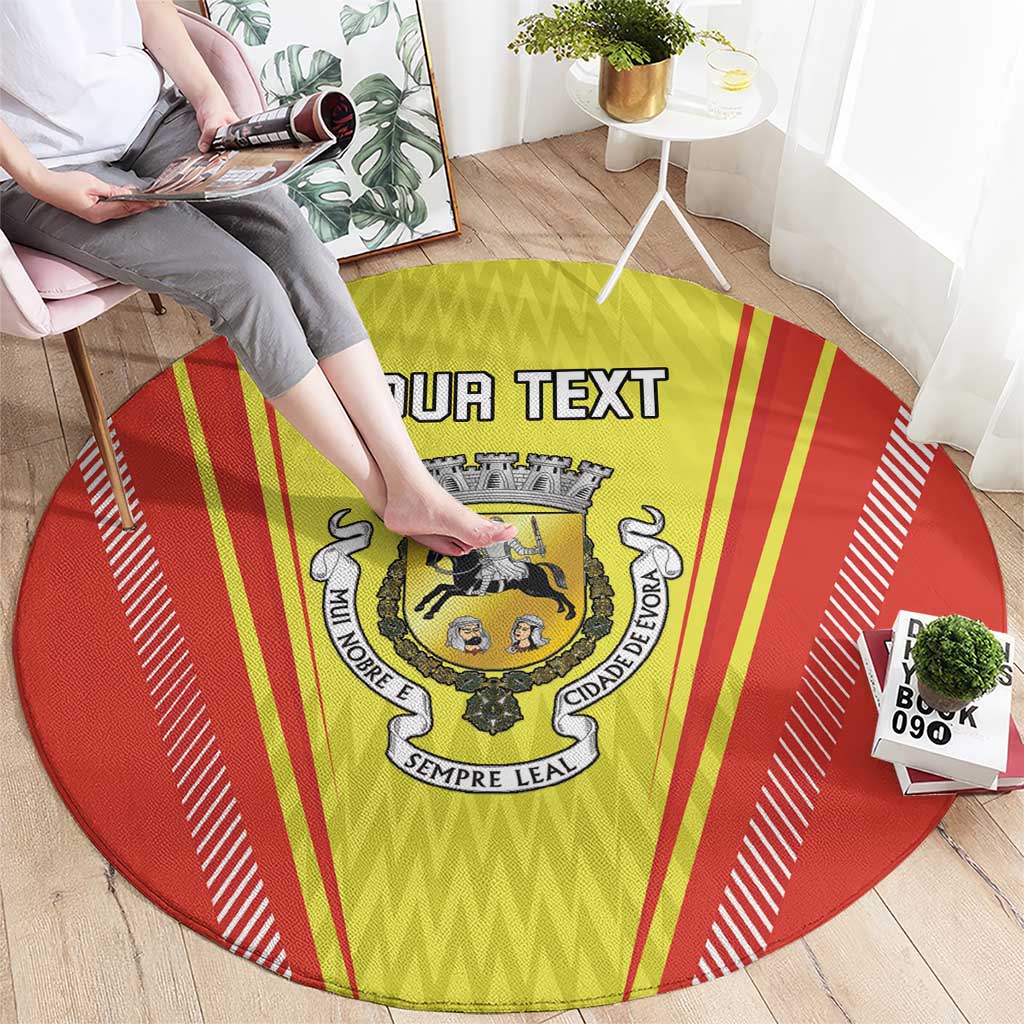 Personalized Evora Portugal Round Carpet Sporty Style - Wonder Print Shop