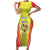 Personalized Evora Portugal Short Sleeve Bodycon Dress Sporty Style - Wonder Print Shop