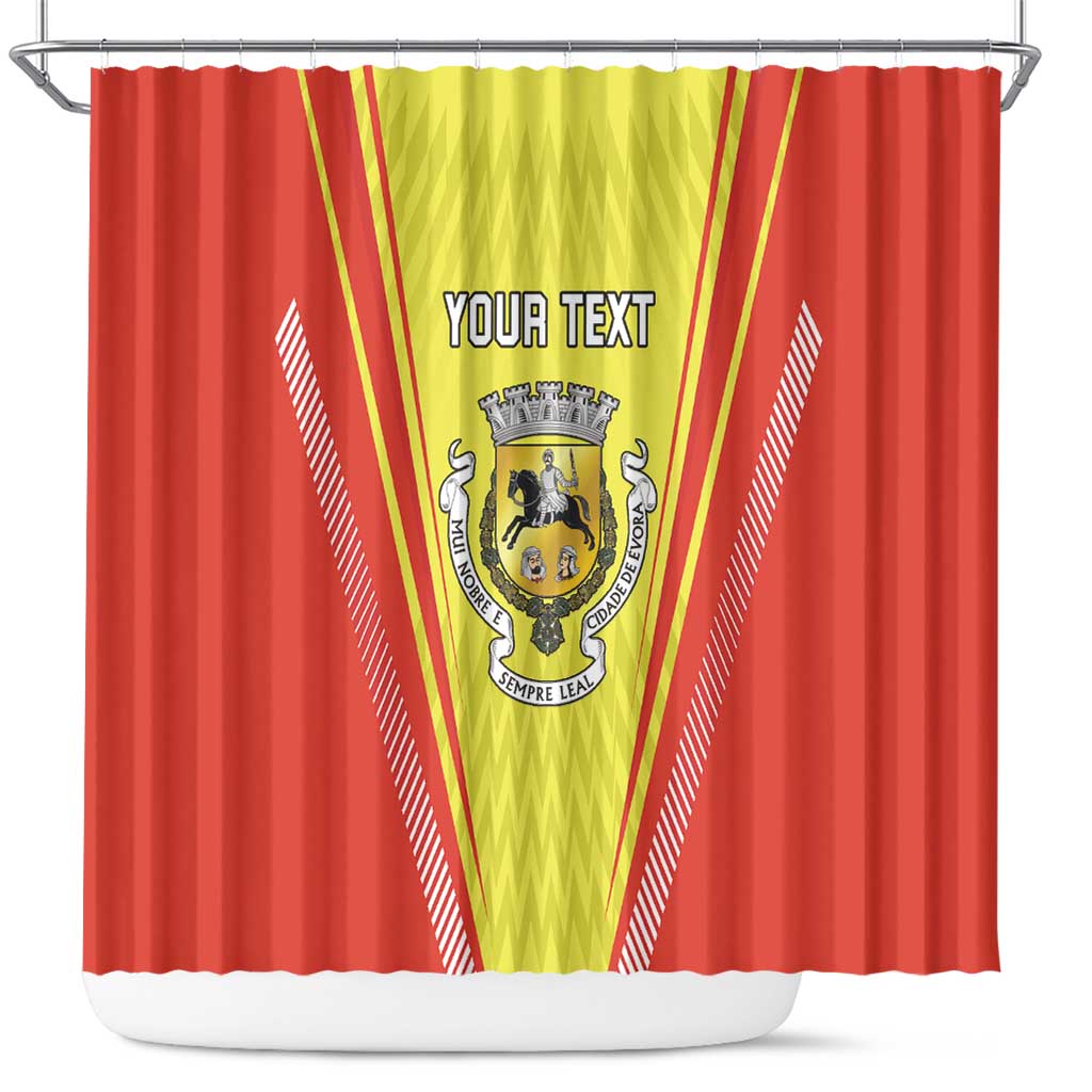 Personalized Evora Portugal Shower Curtain Sporty Style - Wonder Print Shop