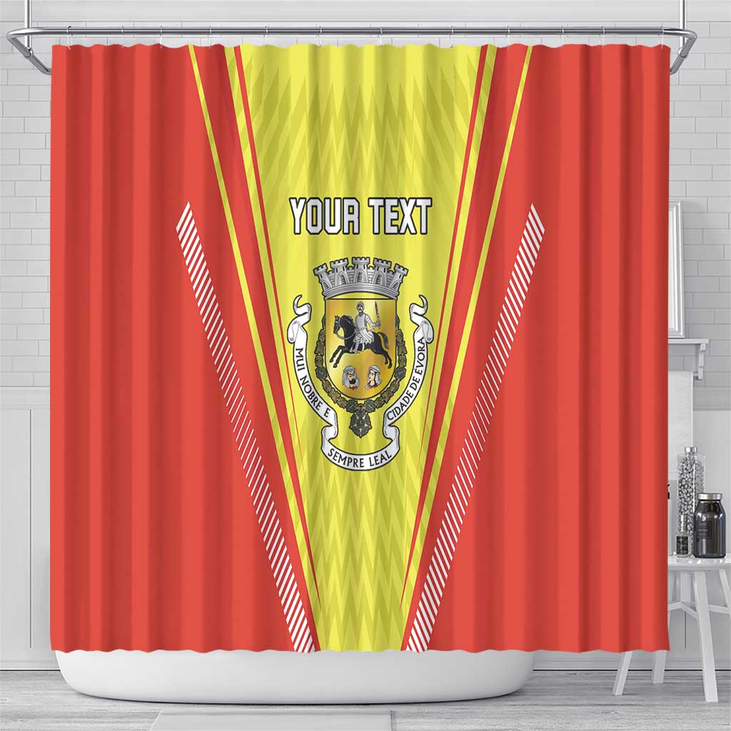 Personalized Evora Portugal Shower Curtain Sporty Style - Wonder Print Shop