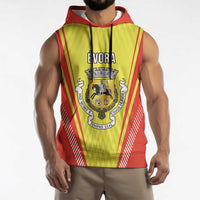 Personalized Evora Portugal Sleeveless Hoodie Sporty Style - Wonder Print Shop