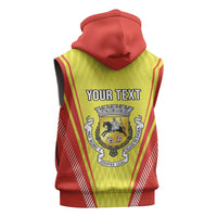 Personalized Evora Portugal Sleeveless Zip Hoodie Sporty Style - Wonder Print Shop