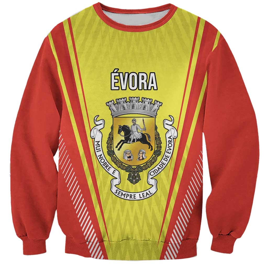 Personalized Evora Portugal Sweatshirt Sporty Style - Wonder Print Shop