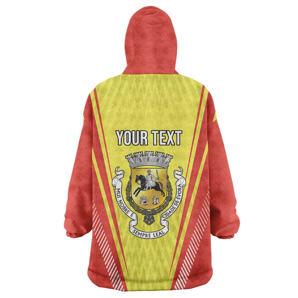 Personalized Evora Portugal Wearable Blanket Hoodie Sporty Style - Wonder Print Shop