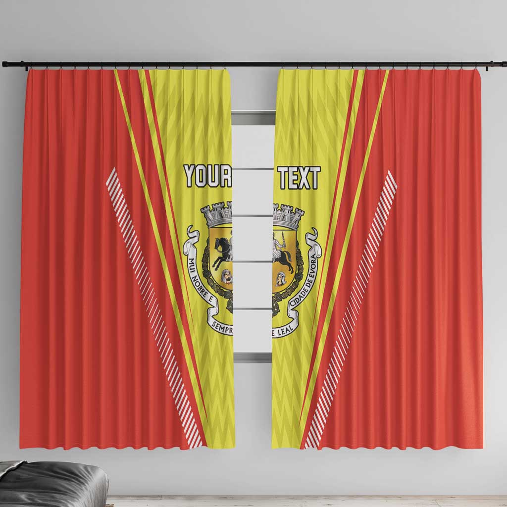 Personalized Evora Portugal Window Curtain Sporty Style - Wonder Print Shop
