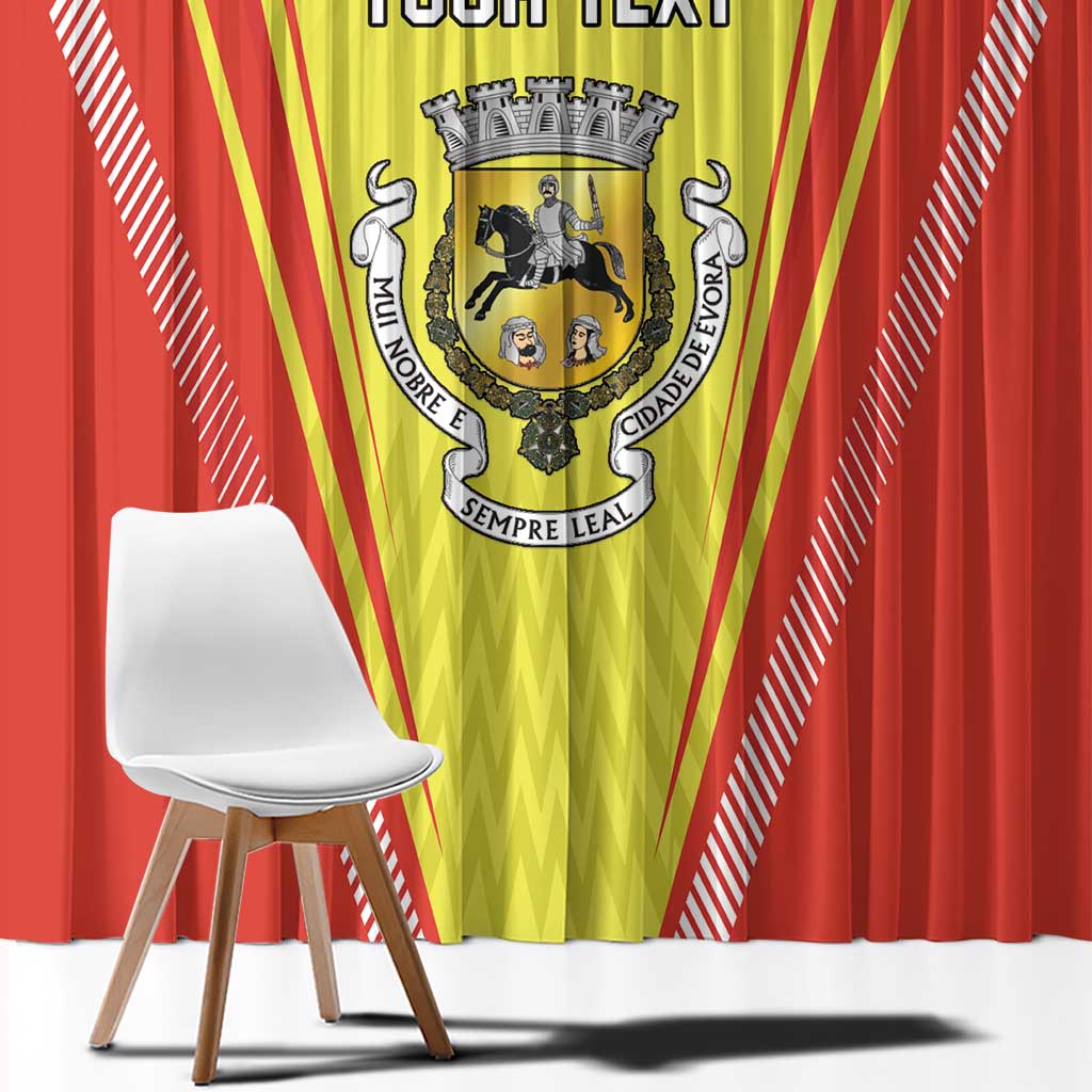 Personalized Evora Portugal Window Curtain Sporty Style - Wonder Print Shop