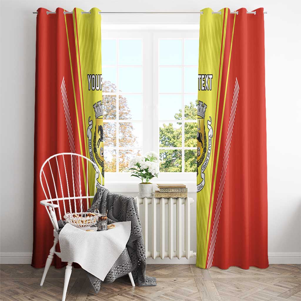 Personalized Evora Portugal Window Curtain Sporty Style - Wonder Print Shop