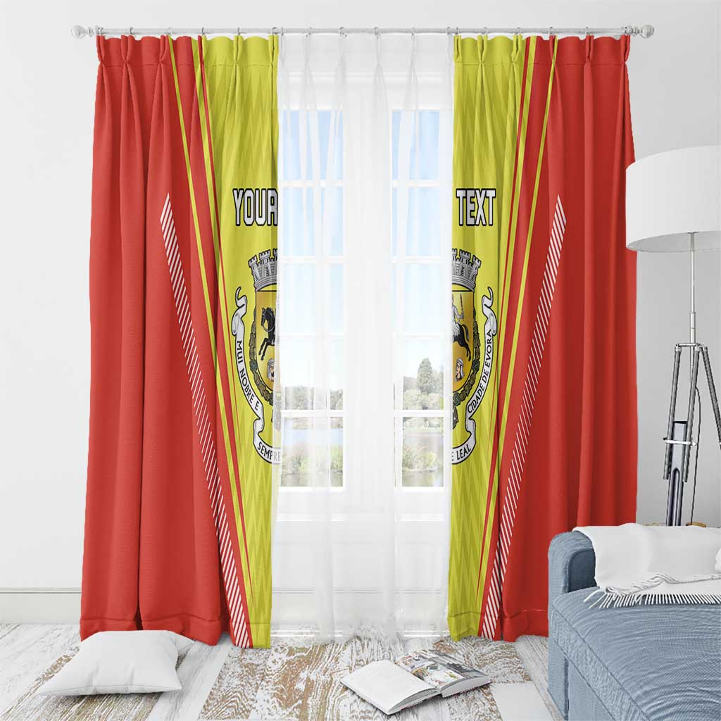 Personalized Evora Portugal Window Curtain Sporty Style - Wonder Print Shop